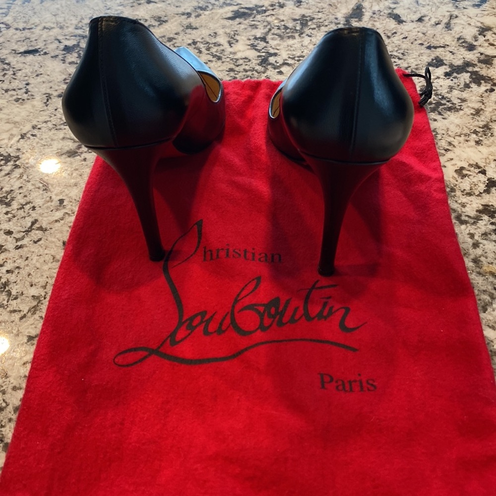 Black Christian Louboutin Stilettos - Picture 6 of 7